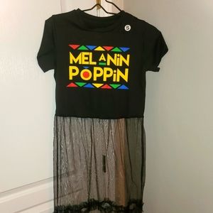 Melanin Crop Sheer Top